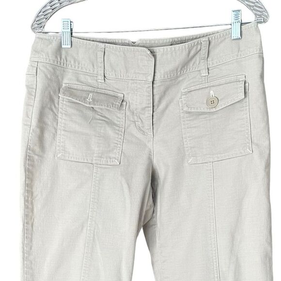 🔥FIRM🔥 Ann Taylor Loft Ankle - Capri Pants Tan-Khaki Size 8 - Picture 11 of 11